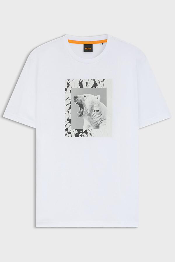 ΑΝΔΡΙΚΗ ΜΠΛΟΥΖΑ BOSS - 100 ΛΕΥΚΟ